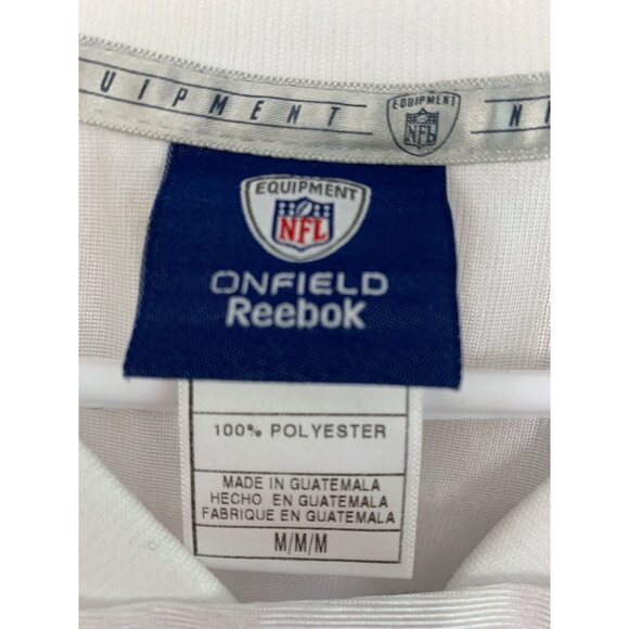 Mens Reebok NFL Tony Romo #9 Dallas Cowboys Jersey White Size M EUC 7757 - Picture 3 of 8
